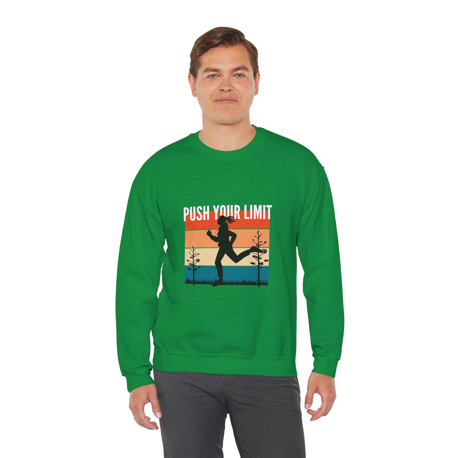 Push Your Limit Unisex Heavy Blend™ Crewneck Sweatshirt