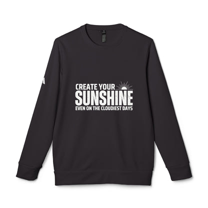 Sunshine adidas Unisex Fleece Crewneck Sweatshirt