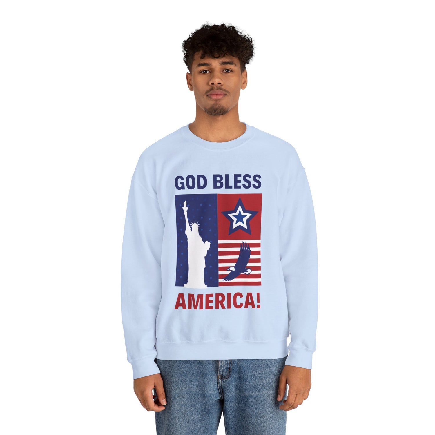 Bless America Unisex Heavy Blend™ Crewneck Sweatshirt