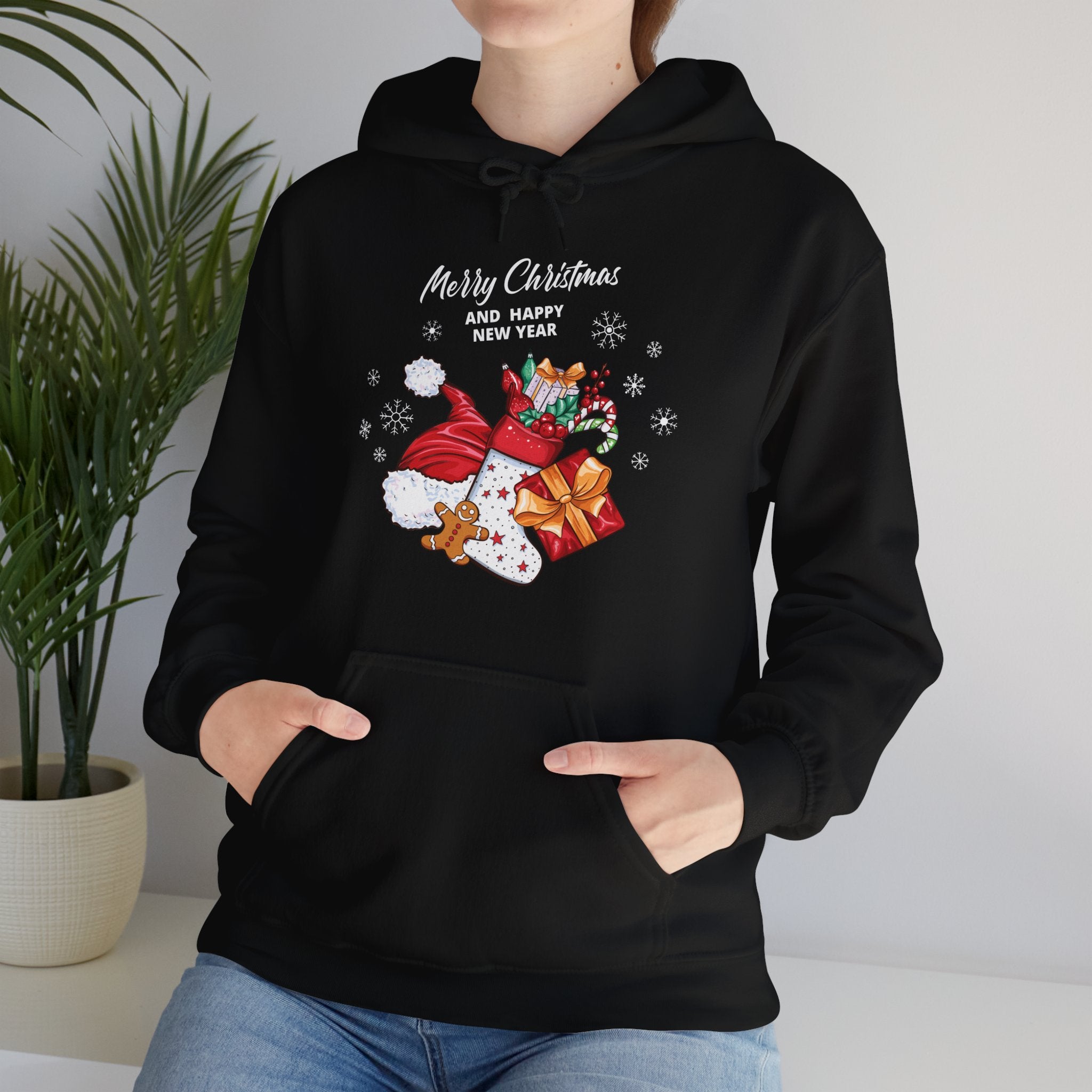 Merry Christmas Unisex Heavy Blend™ Hooded Sweatshirt