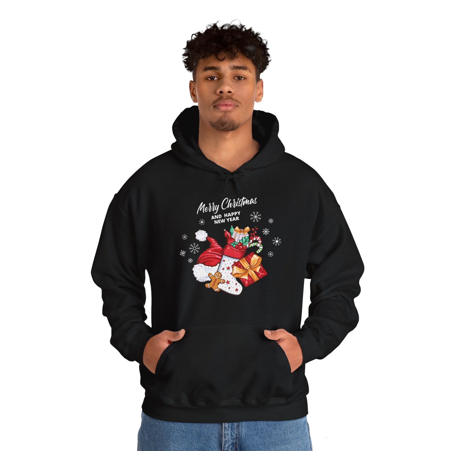 Merry Christmas Unisex Heavy Blend™ Hooded Sweatshirt