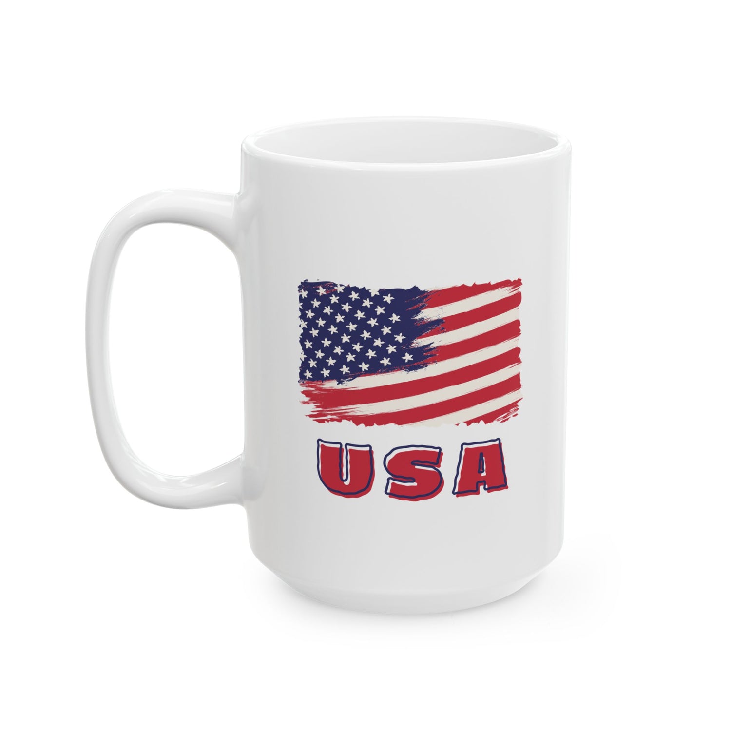 USA Ceramic Mug, (11oz, 15oz)