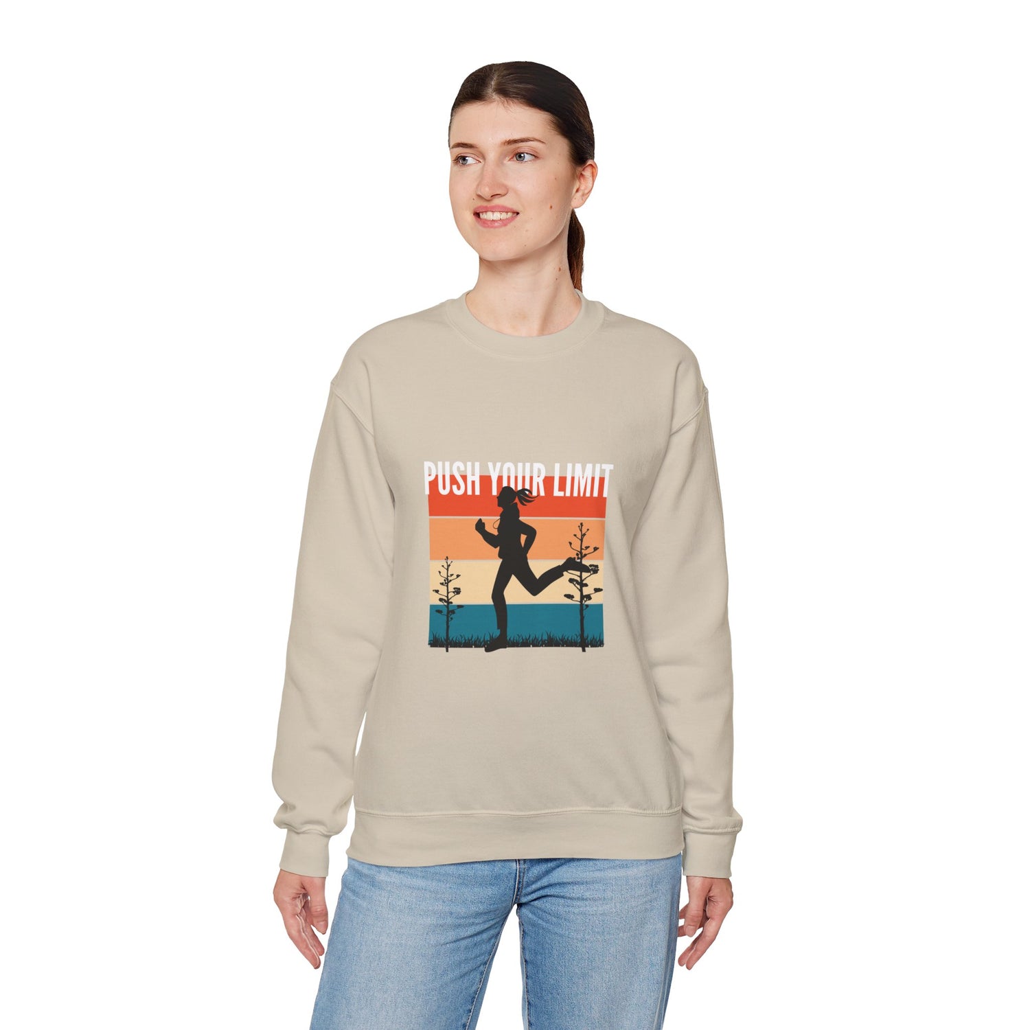 Push Your Limit Unisex Heavy Blend™ Crewneck Sweatshirt