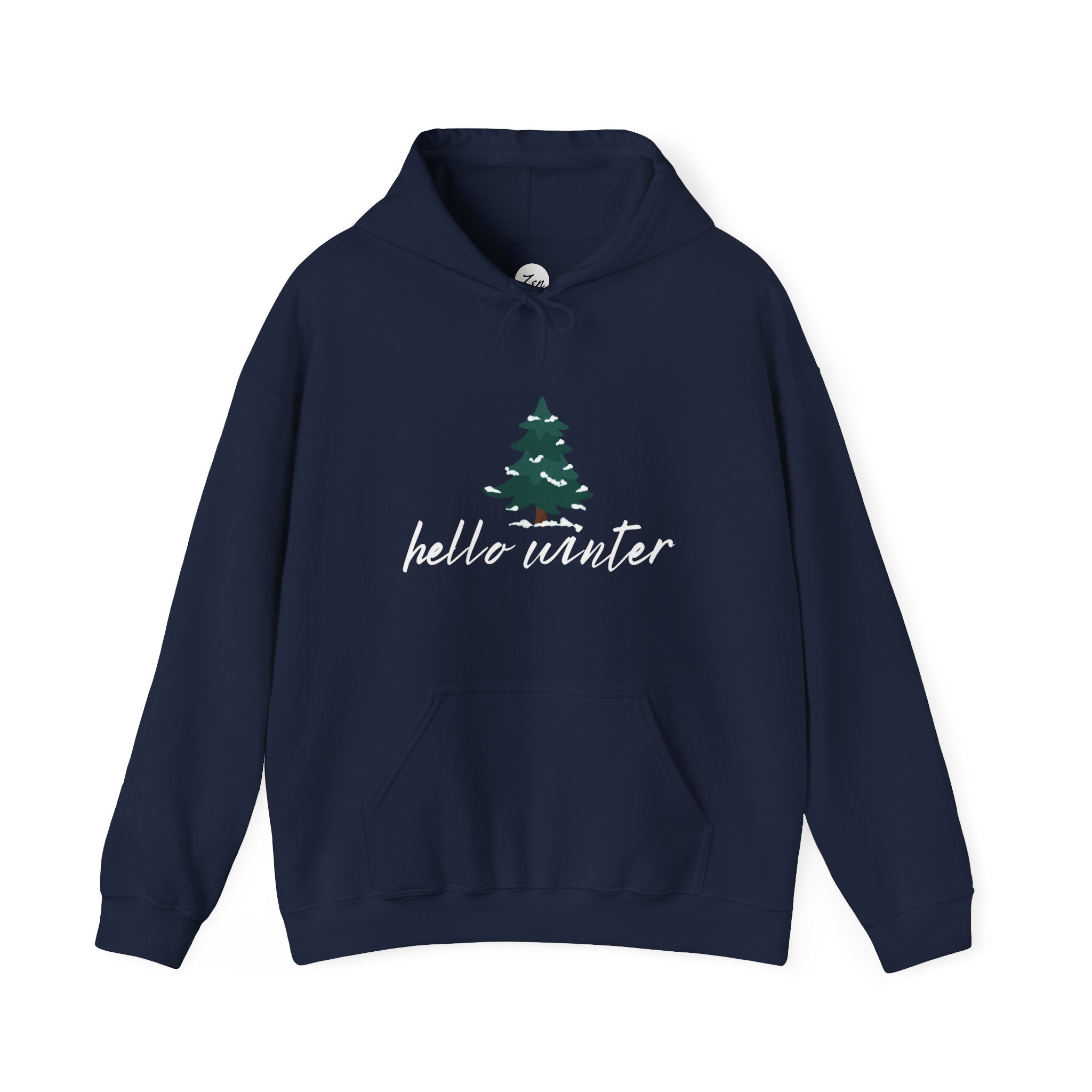 Hello Winter Unisex Heavy Blend™ Hooded Sweatshirt