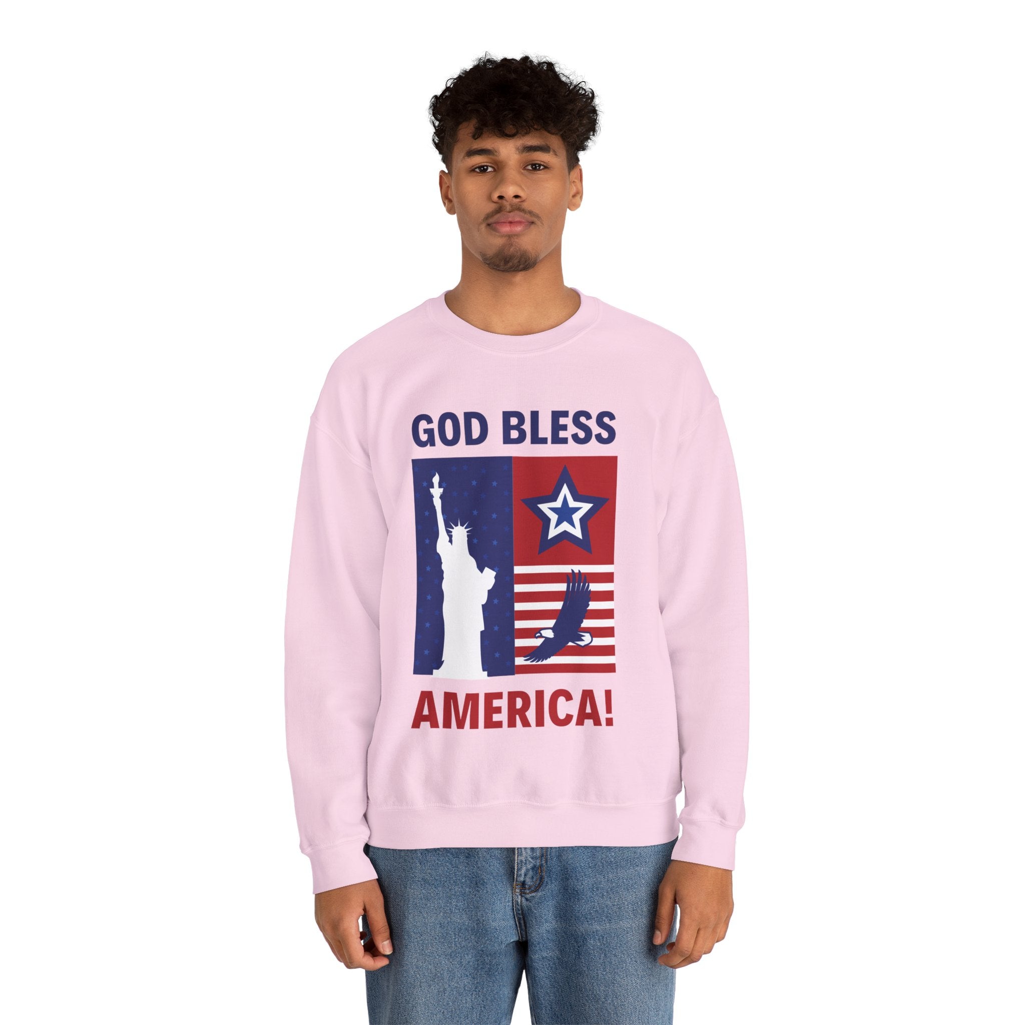 Bless America Unisex Heavy Blend™ Crewneck Sweatshirt