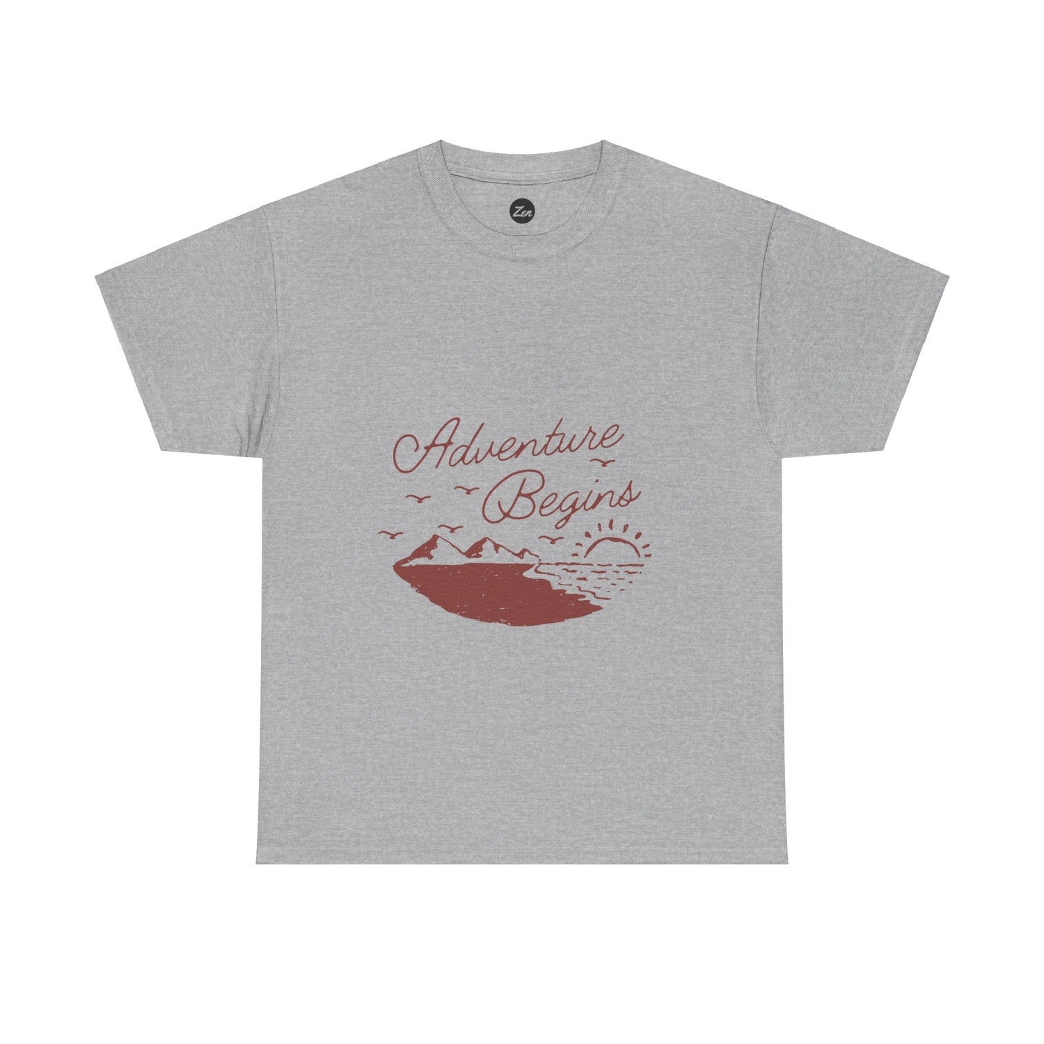 Adventure Begins Unisex Heavy Cotton Tee