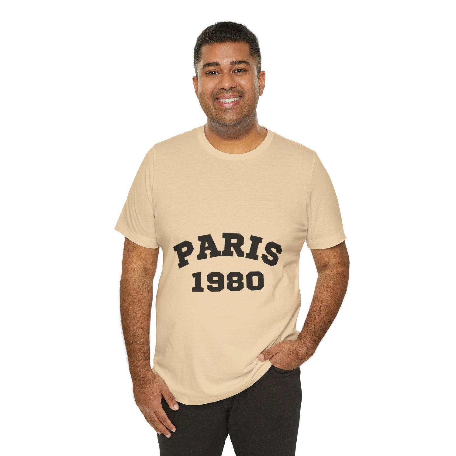 Paris 1980 Unisex Jersey Short Sleeve Tee