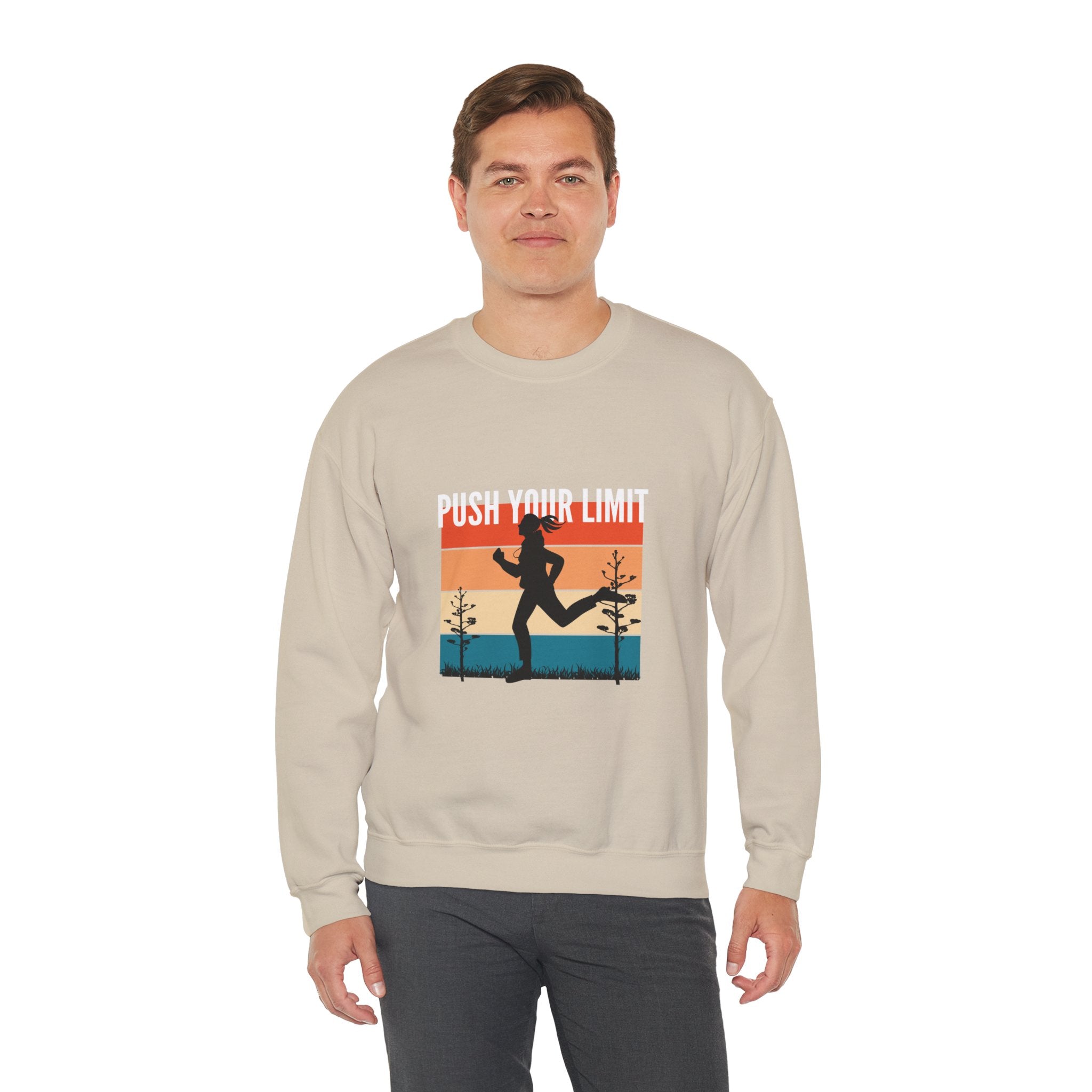 Push Your Limit Unisex Heavy Blend™ Crewneck Sweatshirt