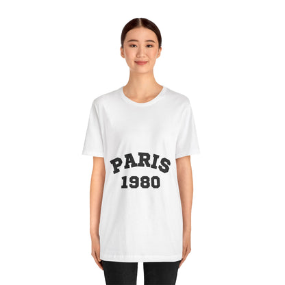 Paris 1980 Unisex Jersey Short Sleeve Tee