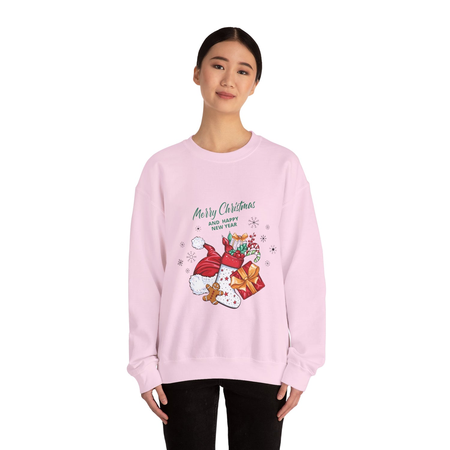 Merry Christmas Unisex Heavy Blend™ Crewneck Sweatshirt