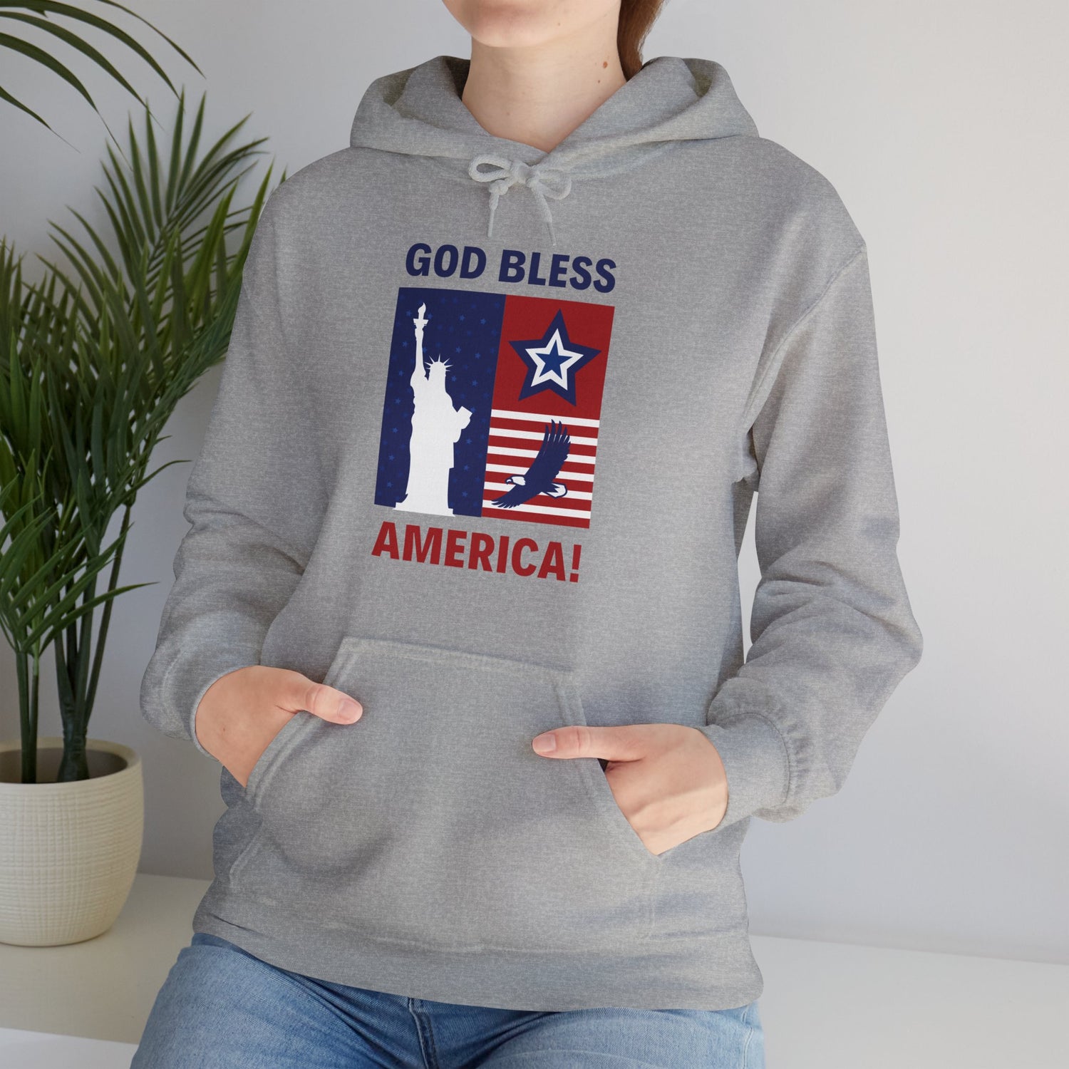 Bless America Unisex Heavy Blend™ Hooded Sweatshirt