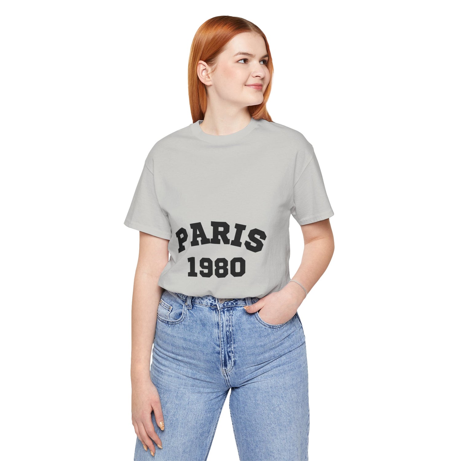 Paris 1980 Unisex Jersey Short Sleeve Tee