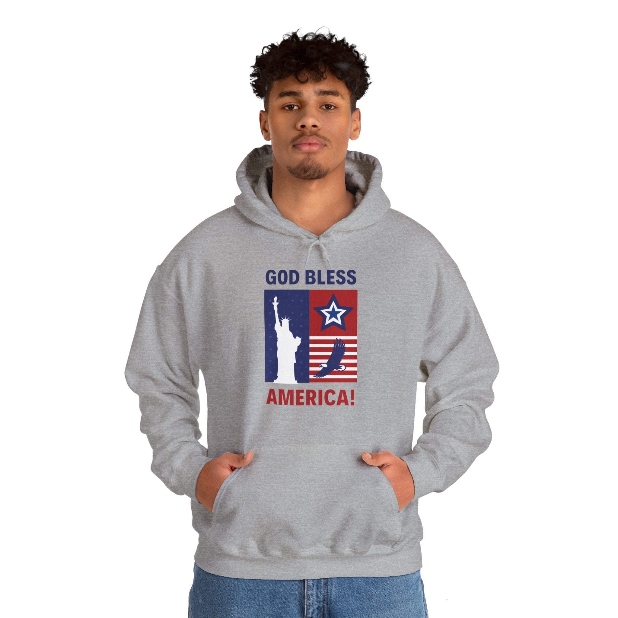 Bless America Unisex Heavy Blend™ Hooded Sweatshirt