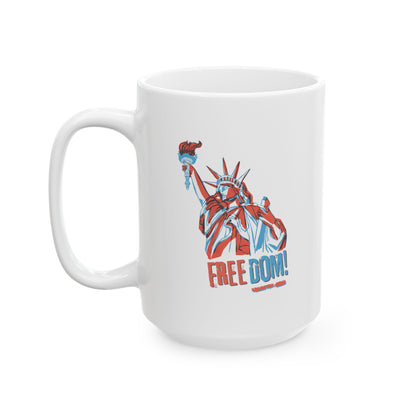 USA Freedom Ceramic Mug, (11oz, 15oz)