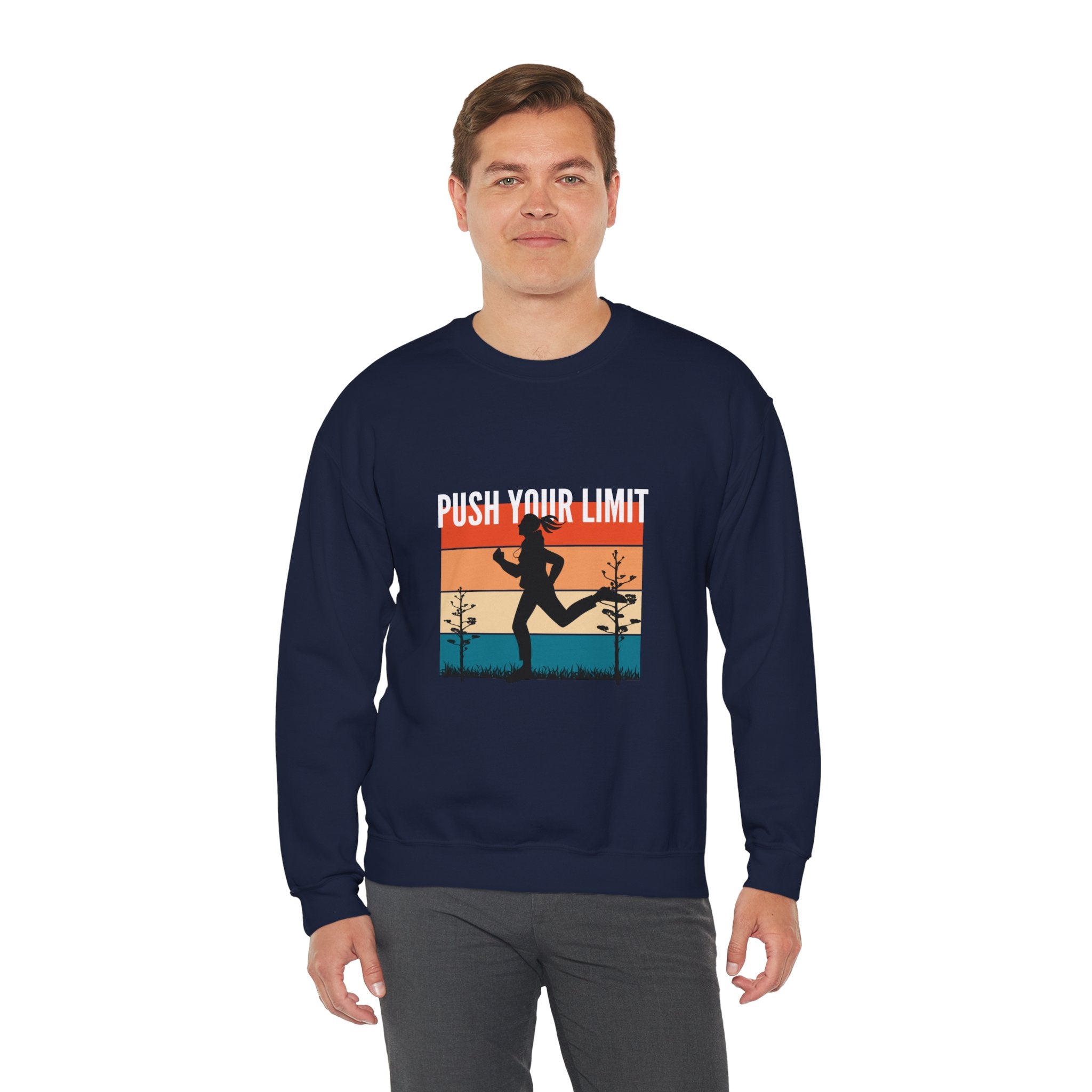 Push Your Limit Unisex Heavy Blend™ Crewneck Sweatshirt