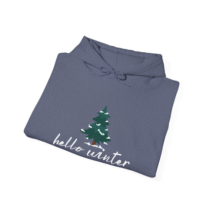 Hello Winter Unisex Heavy Blend™ Hooded Sweatshirt