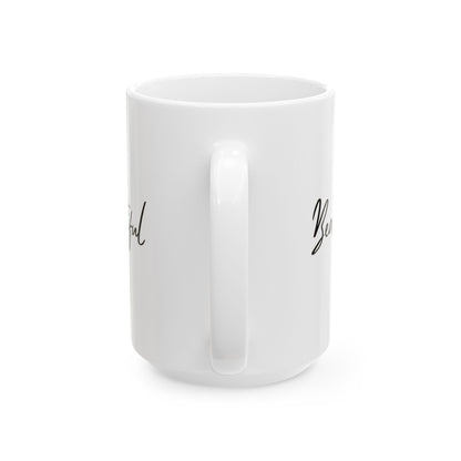 Beautiful Ceramic Mug, (11oz, 15oz)