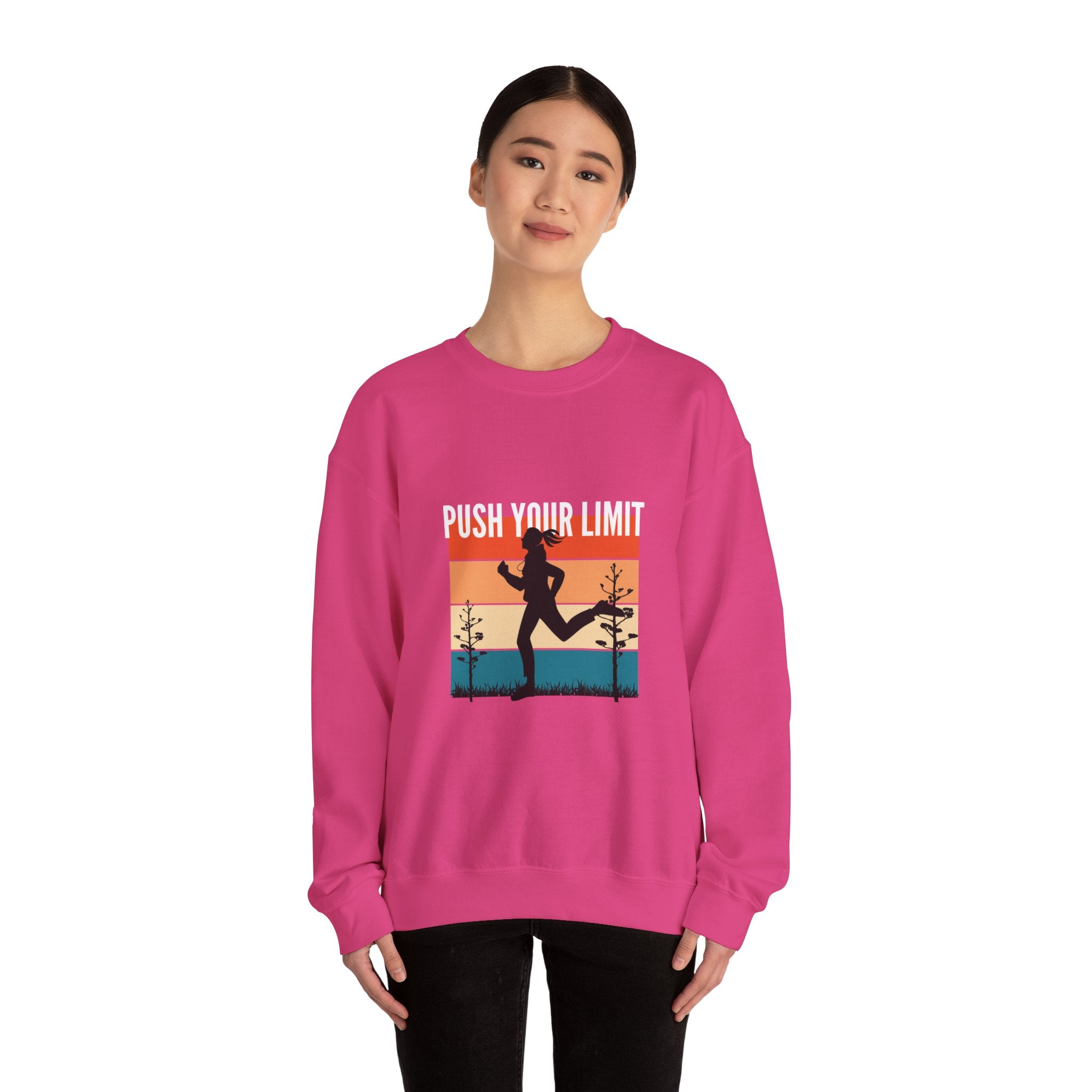 Push Your Limit Unisex Heavy Blend™ Crewneck Sweatshirt