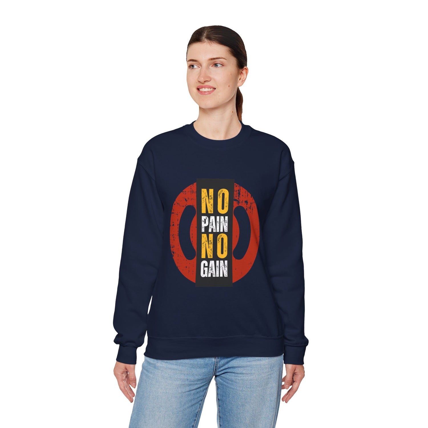 No Pain No Gain Unisex Heavy Blend™ Crewneck Sweatshirt