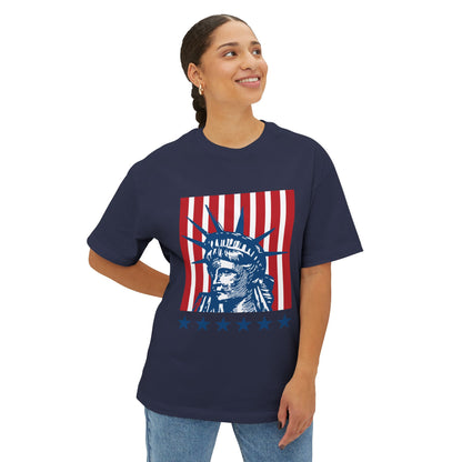 USA Liberty Unisex Oversized Boxy Tee