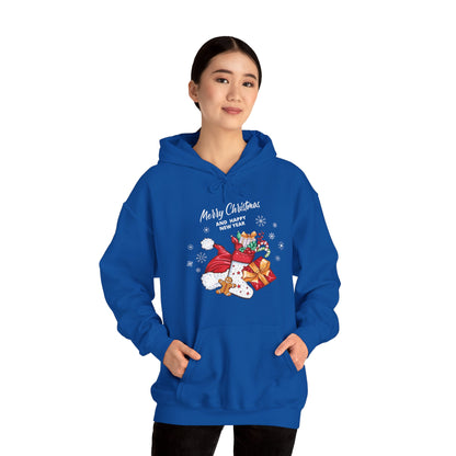 Merry Christmas Unisex Heavy Blend™ Hooded Sweatshirt