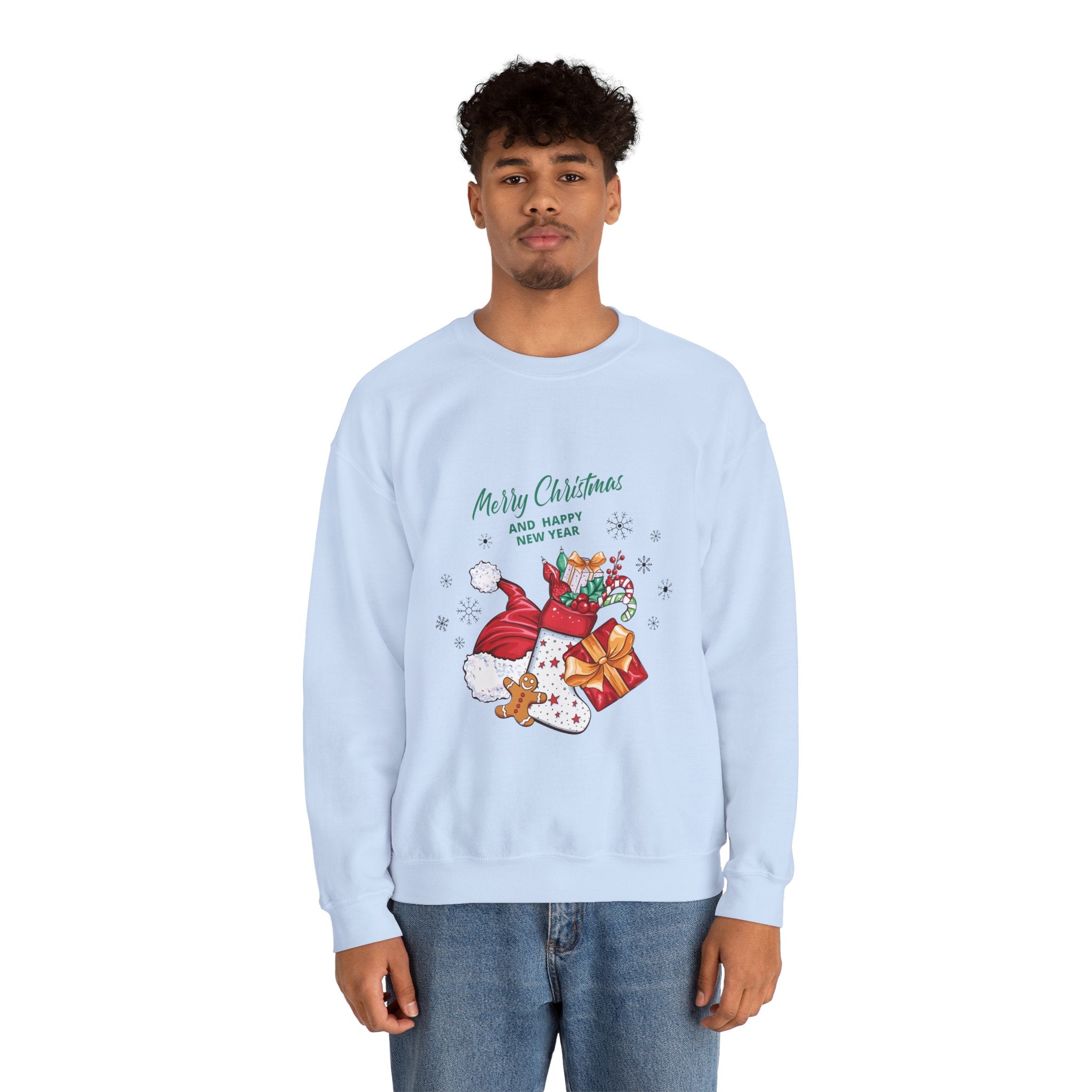 Merry Christmas Unisex Heavy Blend™ Crewneck Sweatshirt