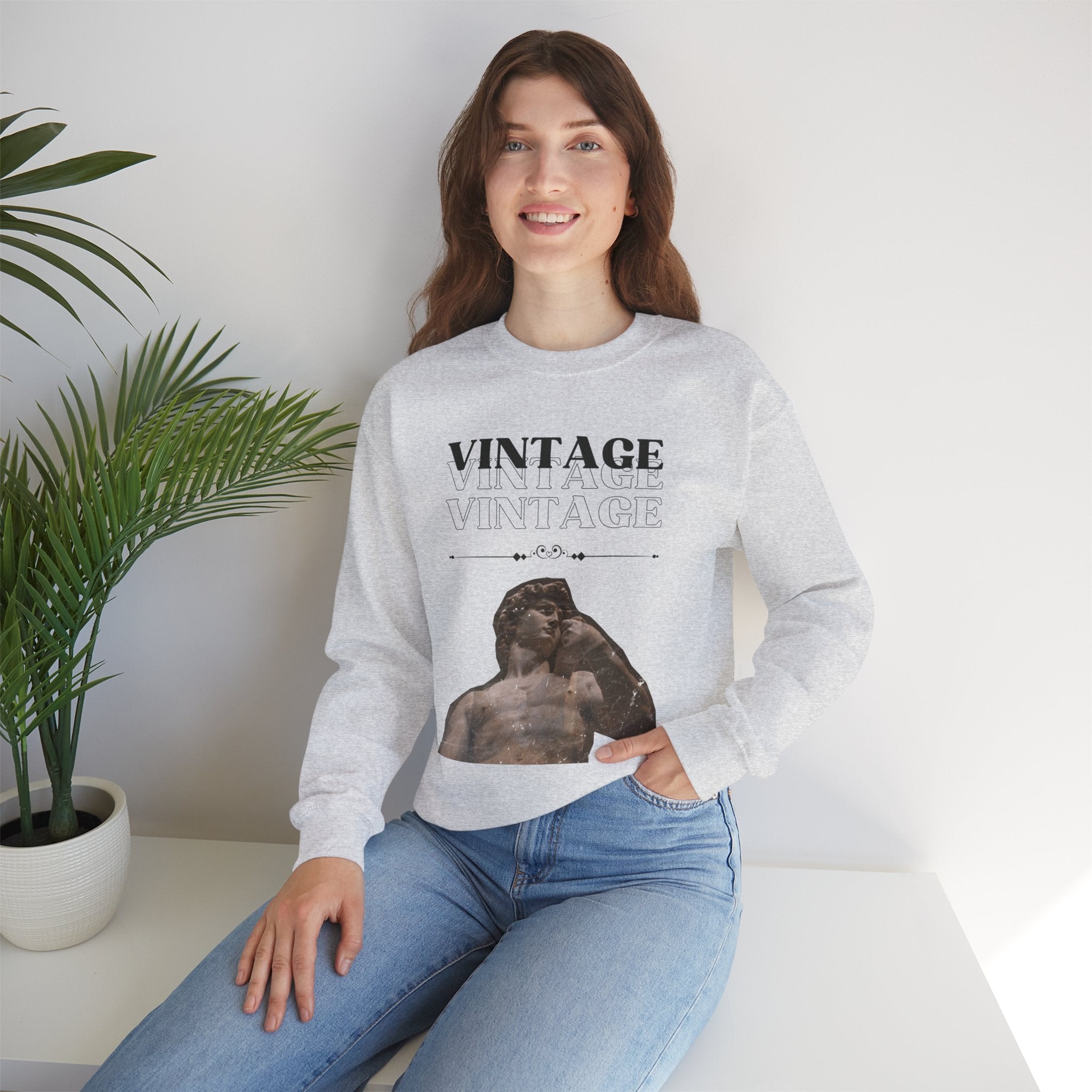 Vintage Unisex Heavy Blend™ Crewneck Sweatshirt