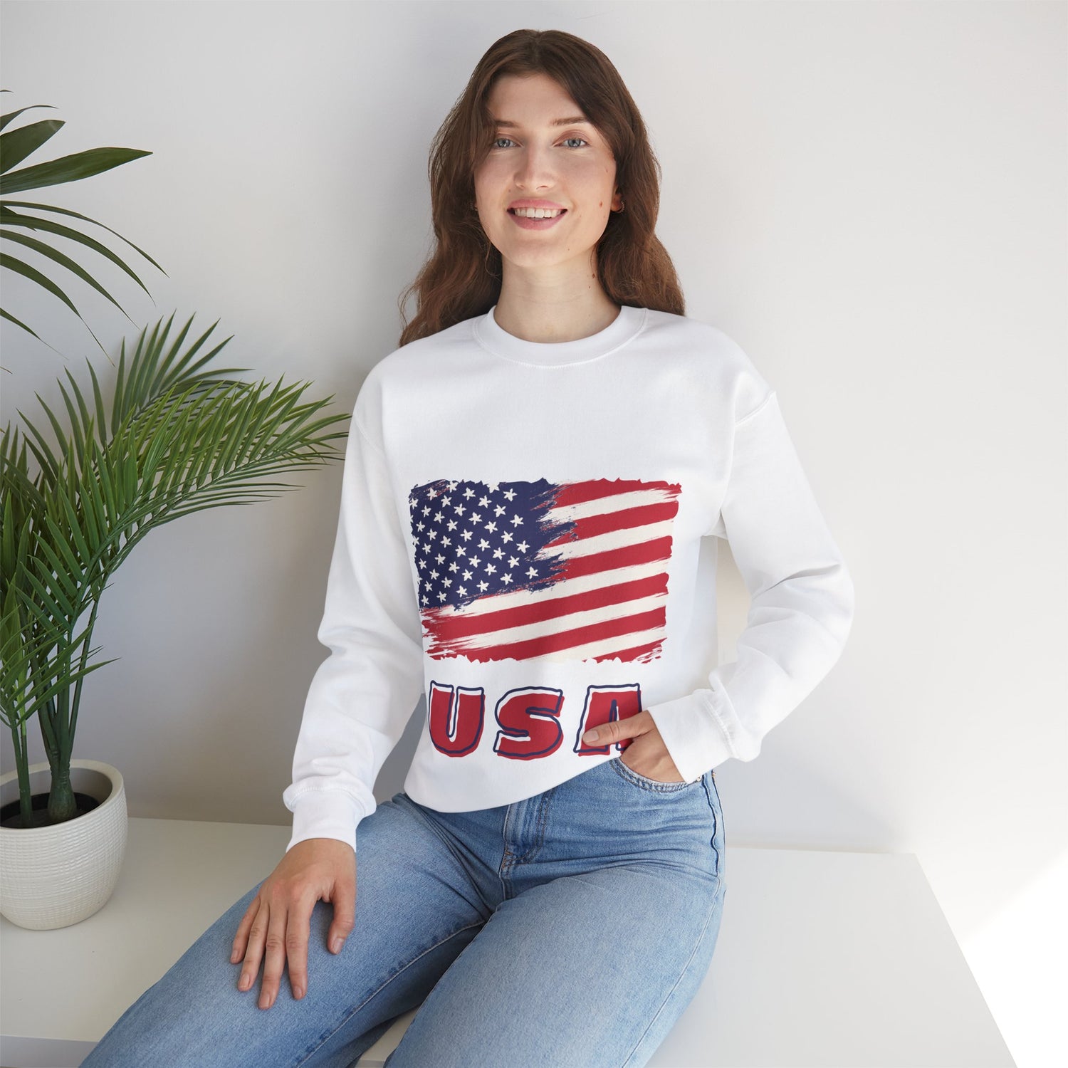 USA Unisex Heavy Blend™ Crewneck Sweatshirt