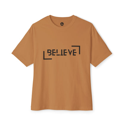 Believe Unisex Oversized Boxy Tee