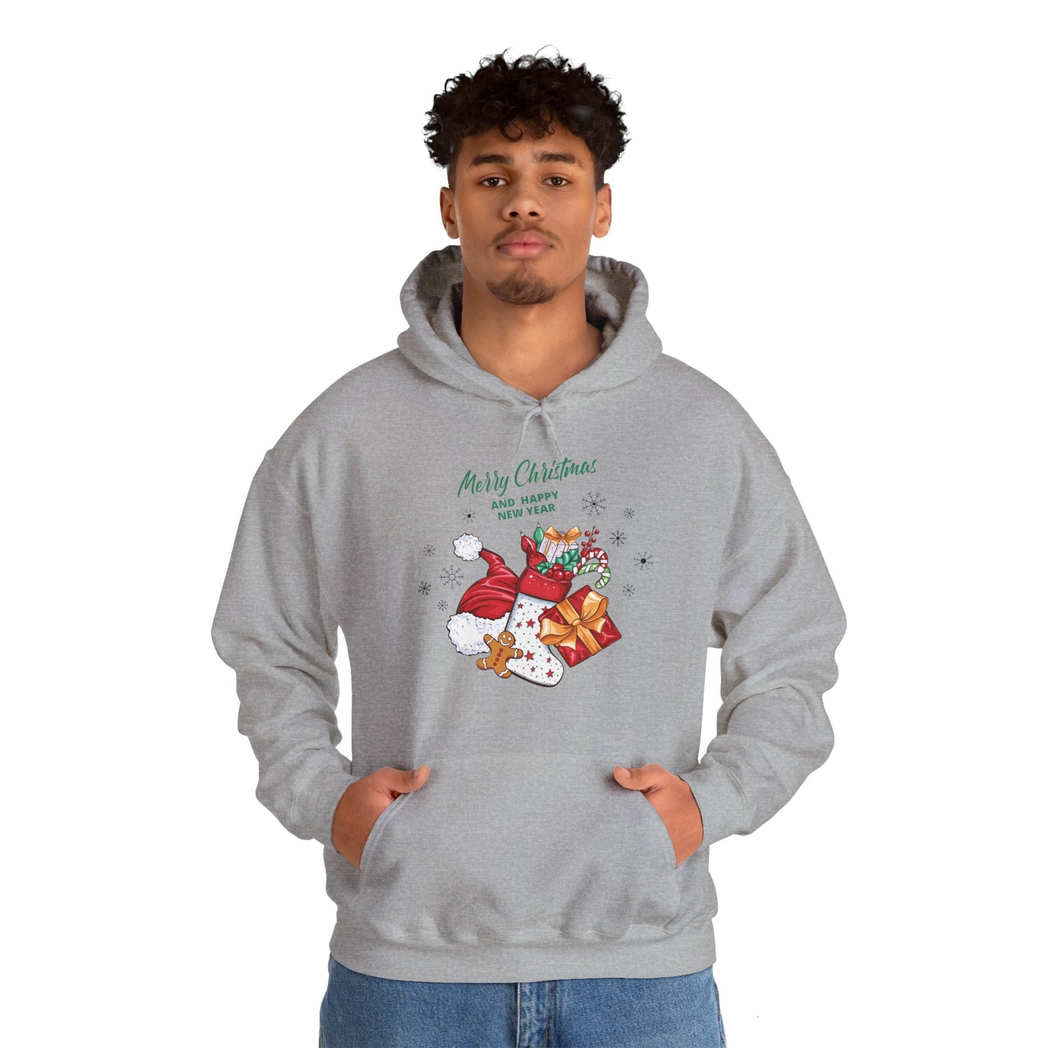 Merry Christmas Unisex Heavy Blend™ Hooded Sweatshirt