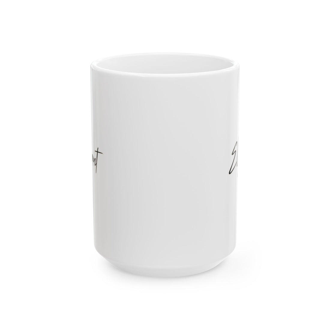 Elegant Ceramic Mug, (11oz, 15oz)