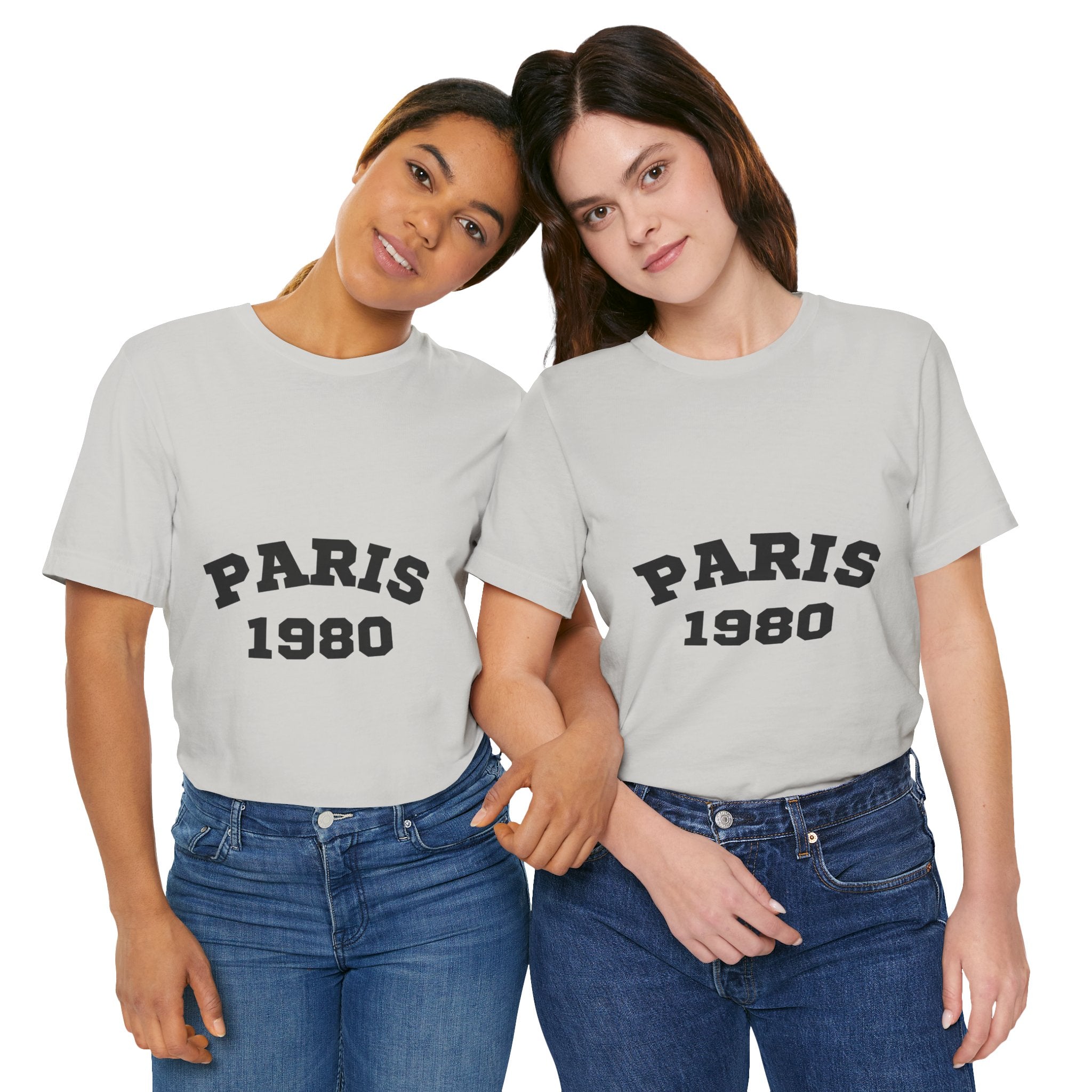 Paris 1980 Unisex Jersey Short Sleeve Tee