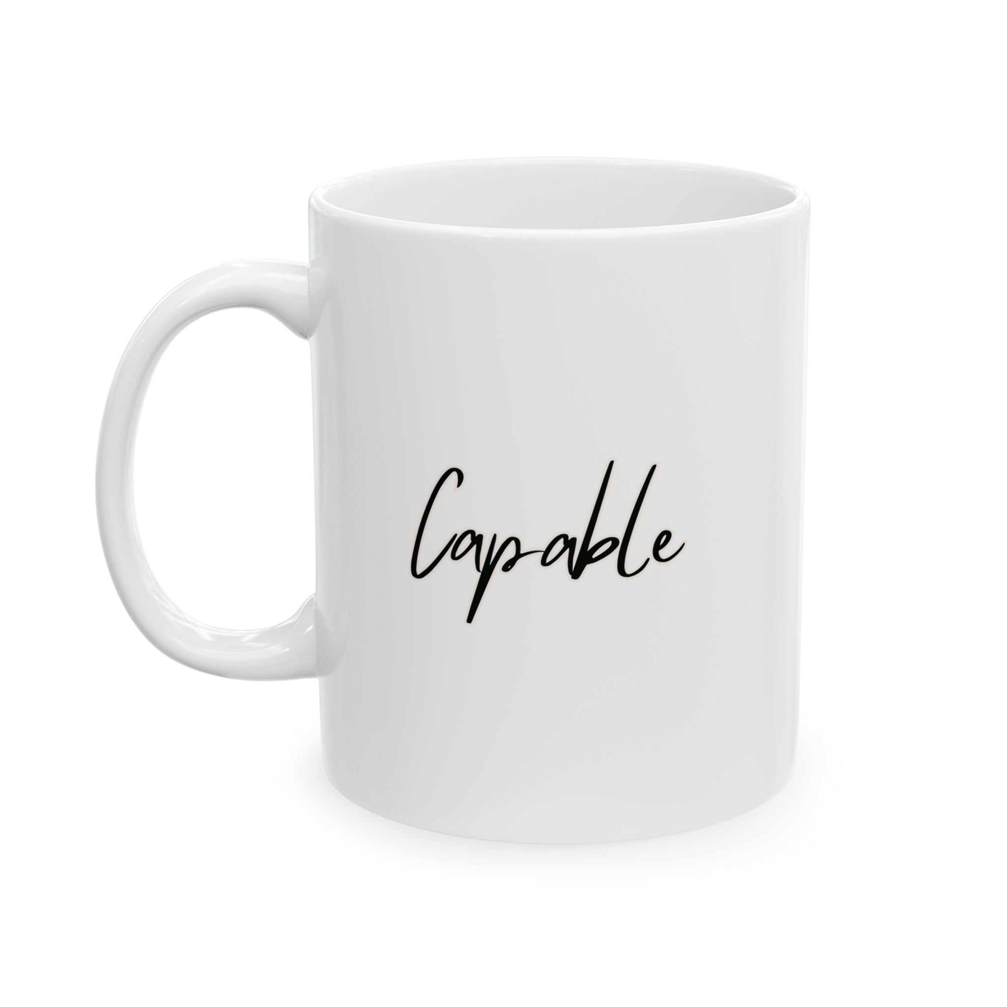 Capable Ceramic Mug, (11oz, 15oz)