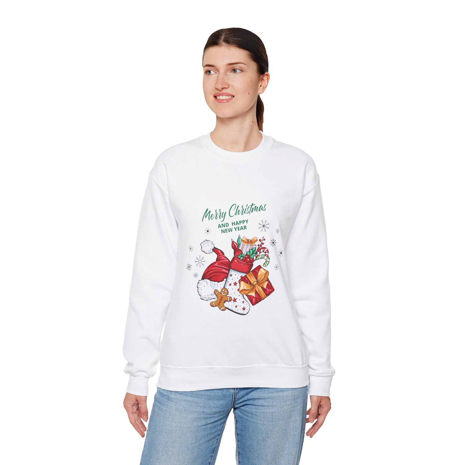 Merry Christmas Unisex Heavy Blend™ Crewneck Sweatshirt