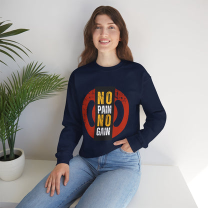 No Pain No Gain Unisex Heavy Blend™ Crewneck Sweatshirt