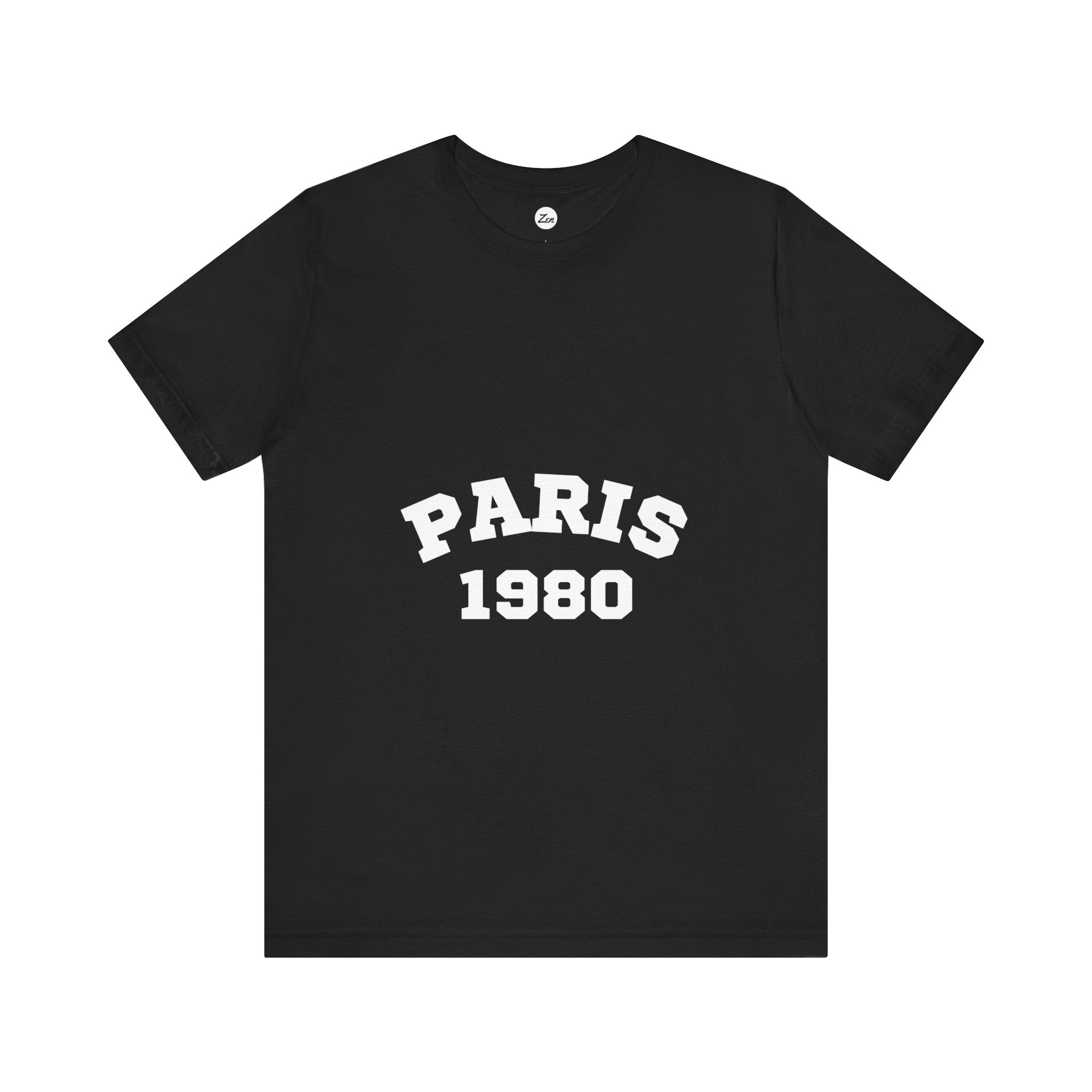 Paris 1980 Unisex Jersey Short Sleeve Tee