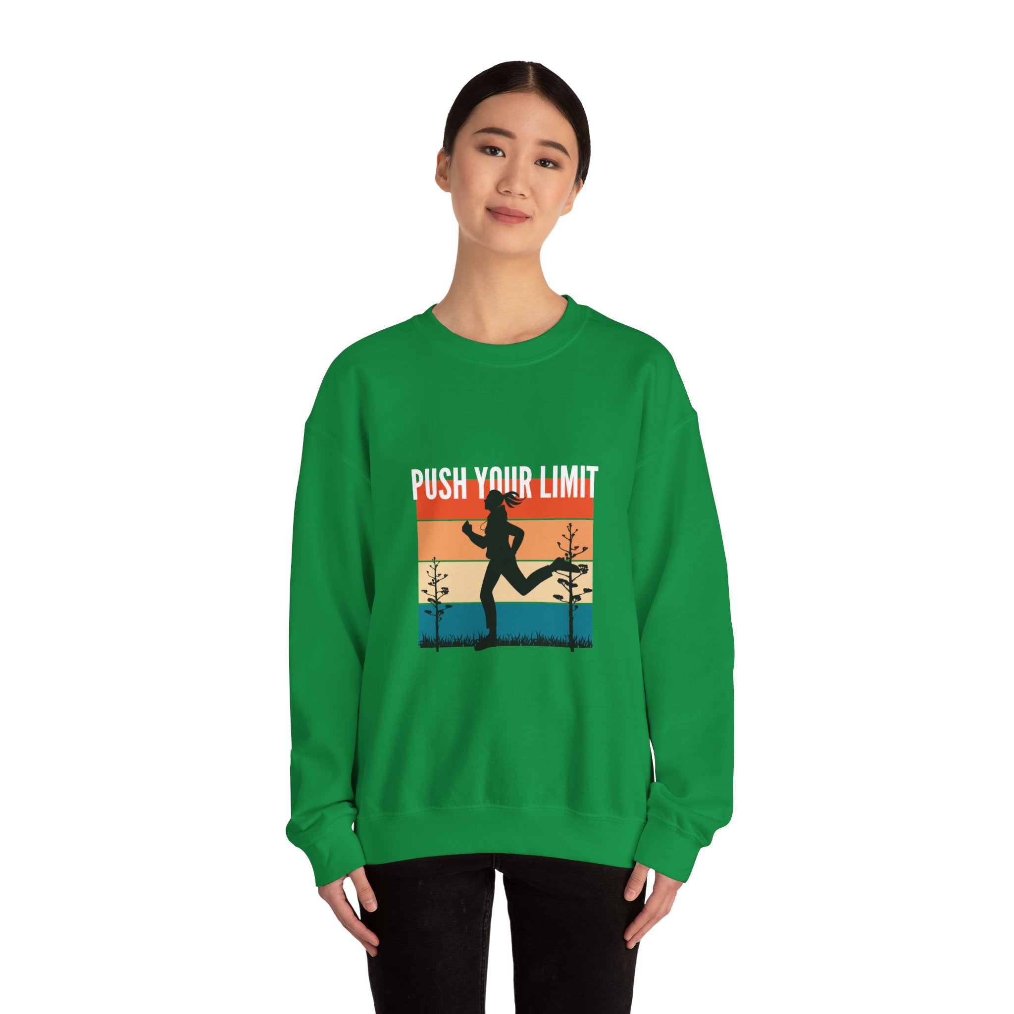 Push Your Limit Unisex Heavy Blend™ Crewneck Sweatshirt