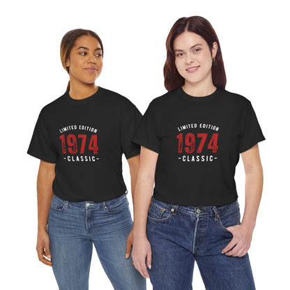 Limited Edition 1974 Unisex Heavy Cotton Tee