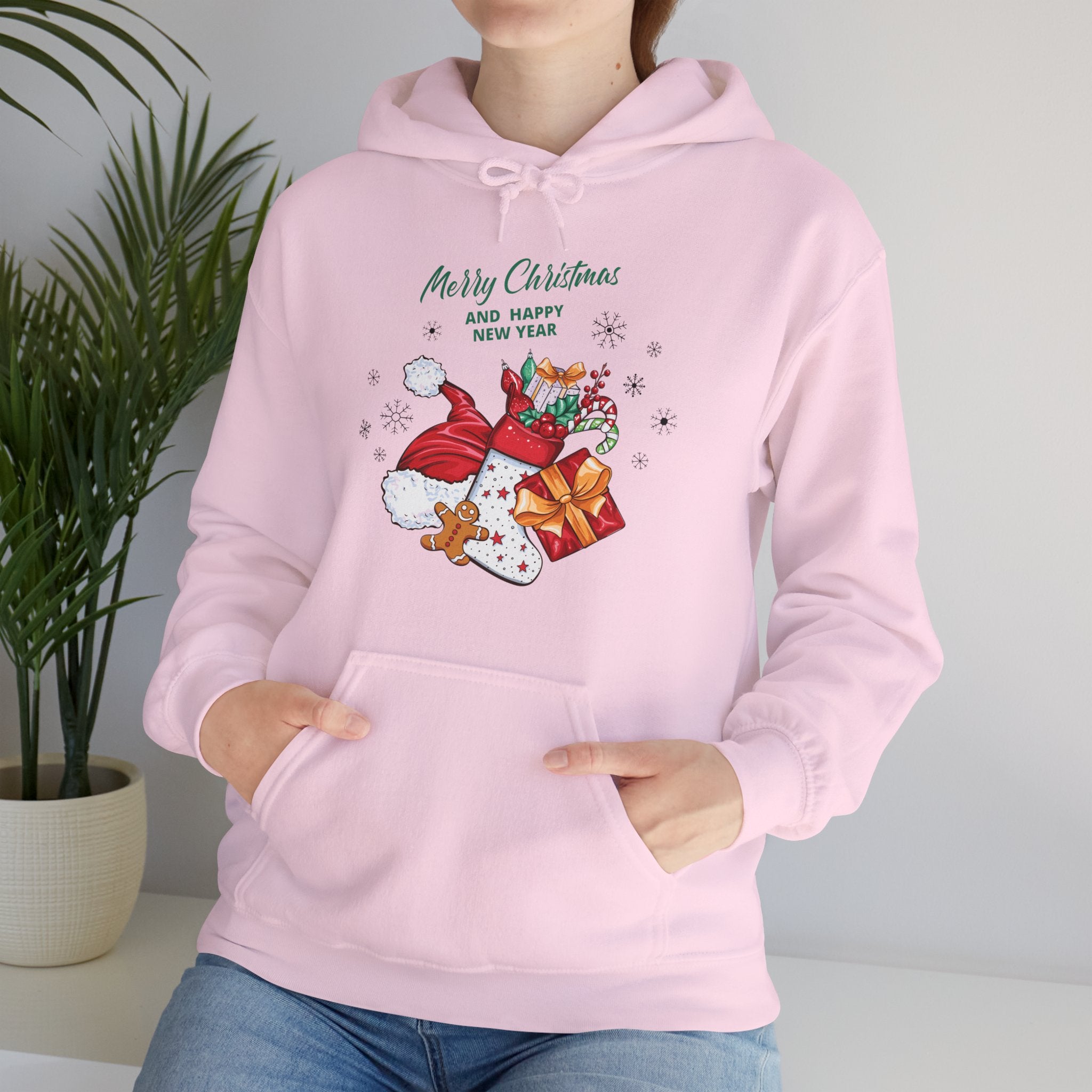 Merry Christmas Unisex Heavy Blend™ Hooded Sweatshirt