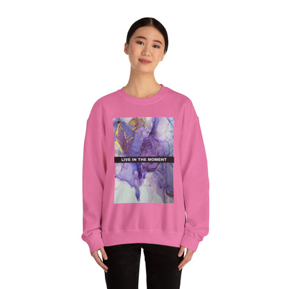 Live in the Moment Unisex Heavy Blend™ Crewneck Sweatshirt