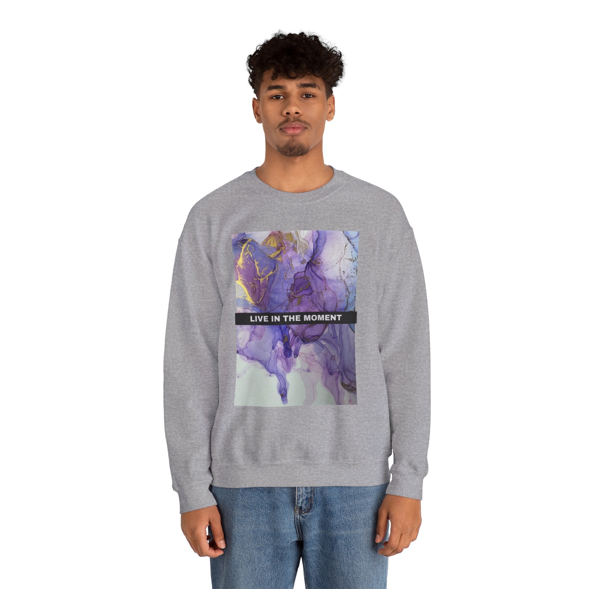 Live in the Moment Unisex Heavy Blend™ Crewneck Sweatshirt