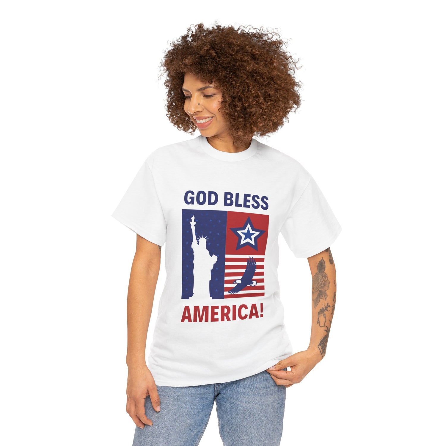 USA Bless Unisex Heavy Cotton Tee