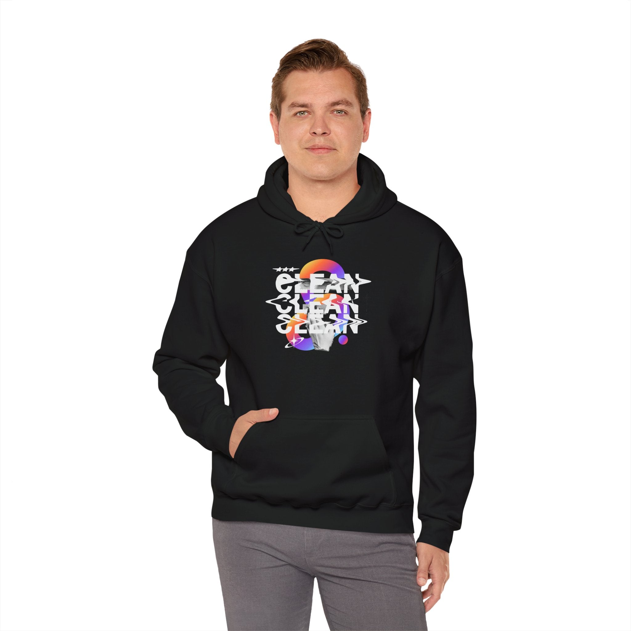 Clean Unisex Heavy Blend™ Hooded Sweatshirt