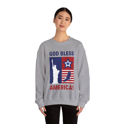 Bless America Unisex Heavy Blend™ Crewneck Sweatshirt