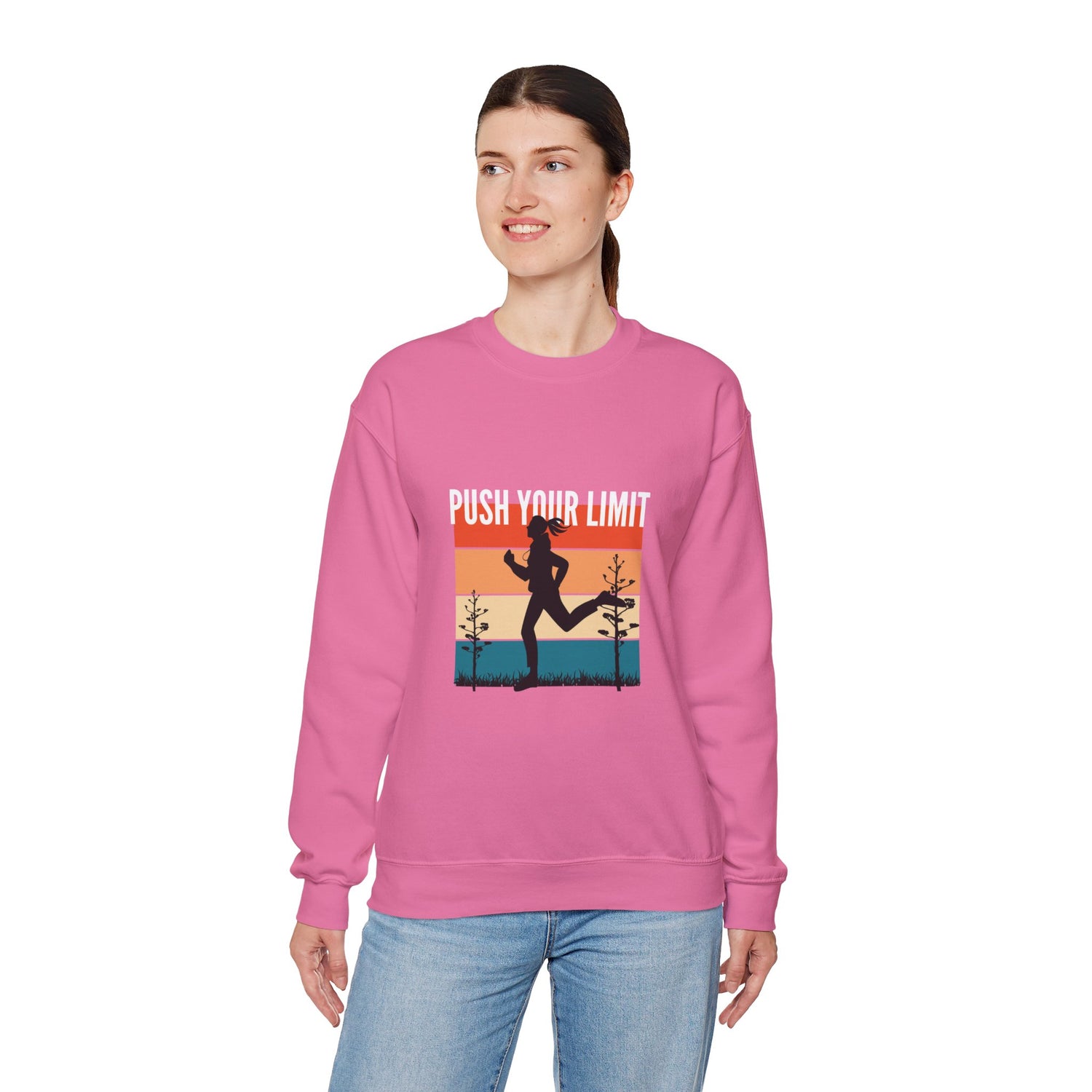 Push Your Limit Unisex Heavy Blend™ Crewneck Sweatshirt