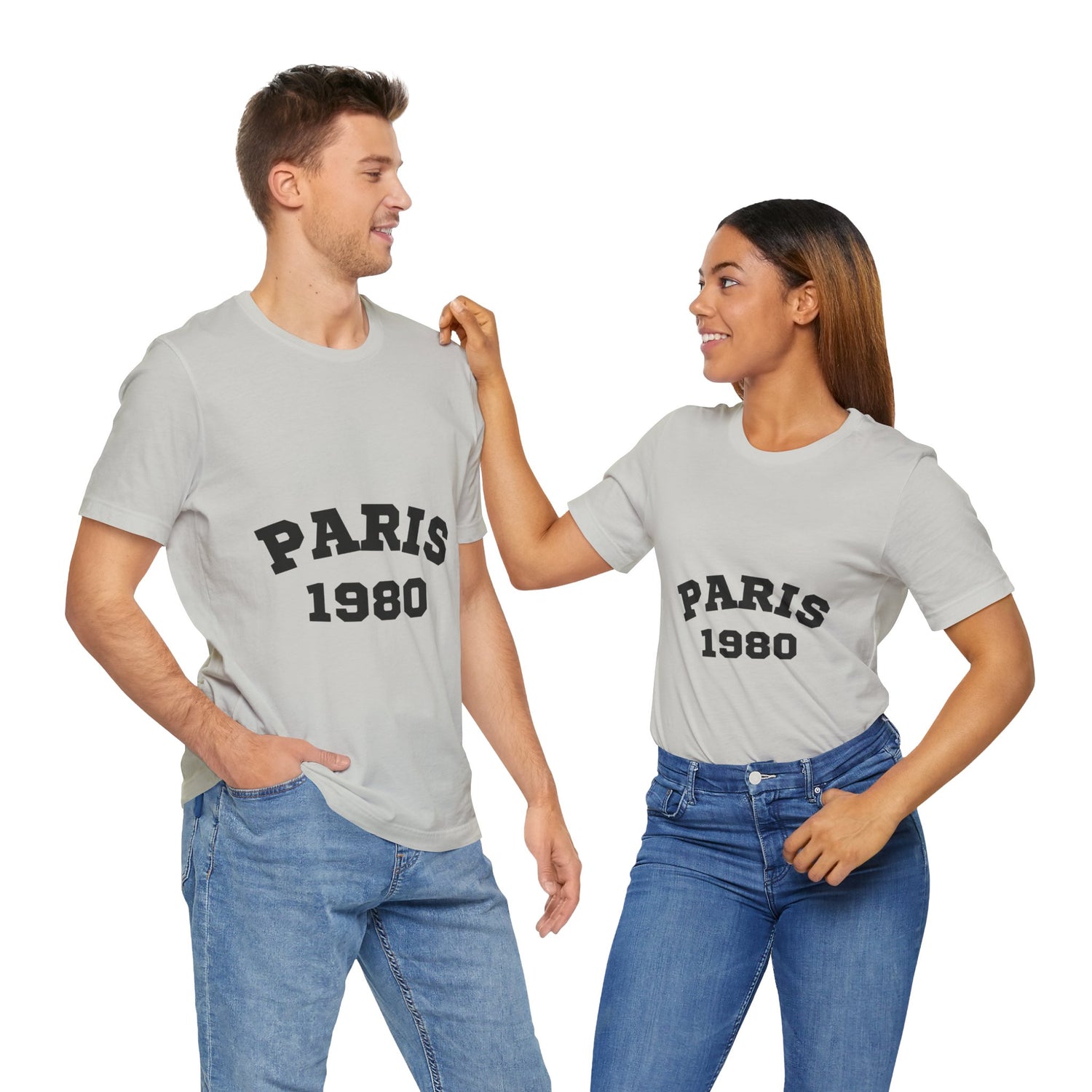 Paris 1980 Unisex Jersey Short Sleeve Tee