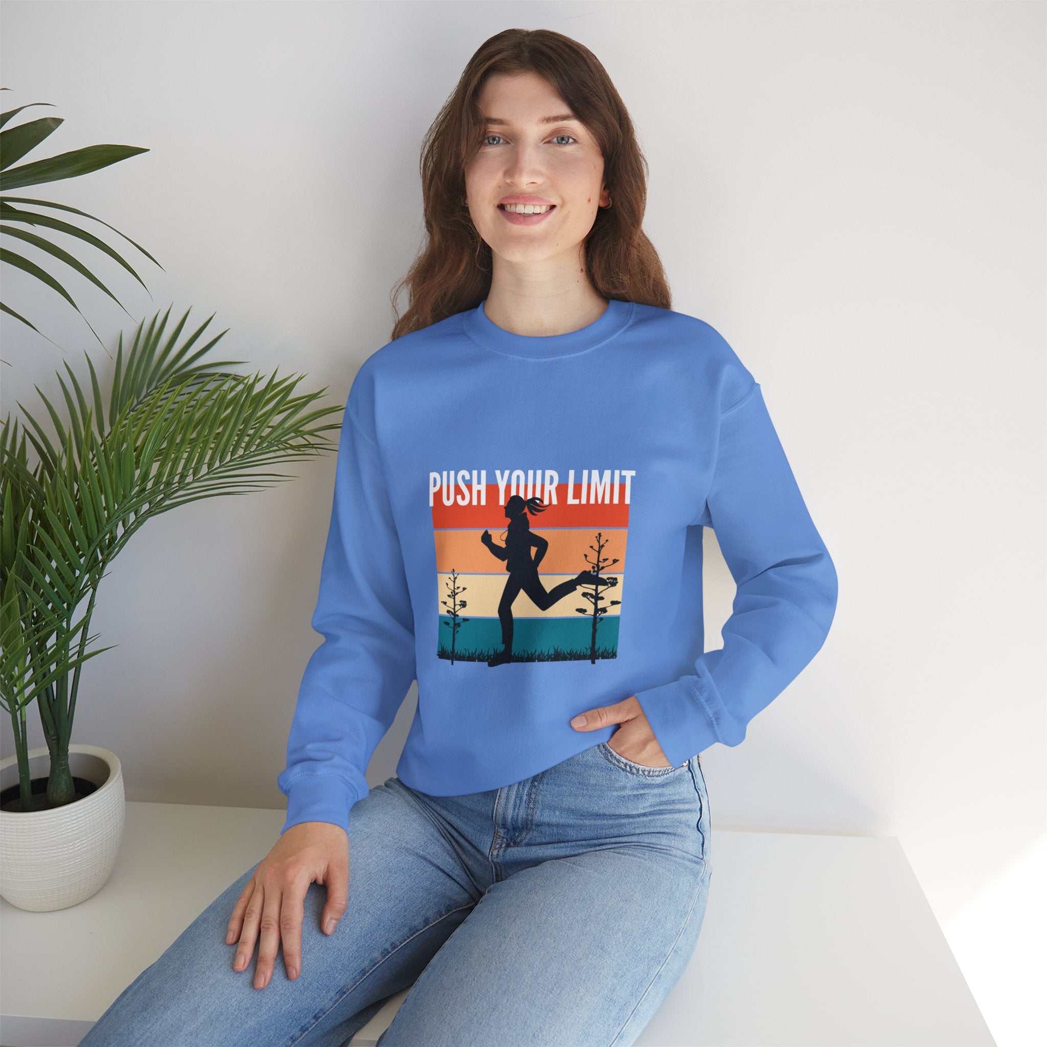 Push Your Limit Unisex Heavy Blend™ Crewneck Sweatshirt