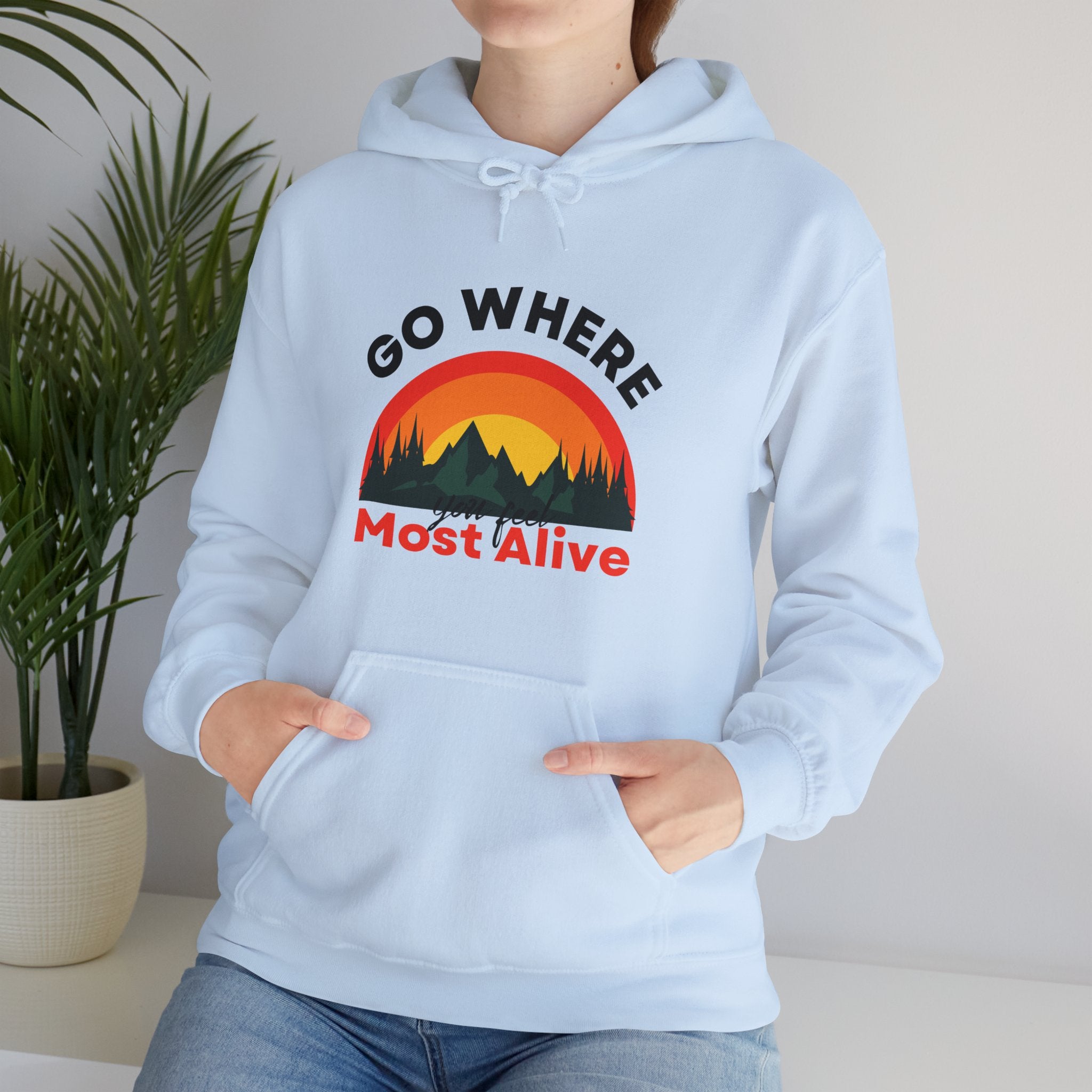 Go Alive Unisex Heavy Blend™ Hooded Sweatshirt