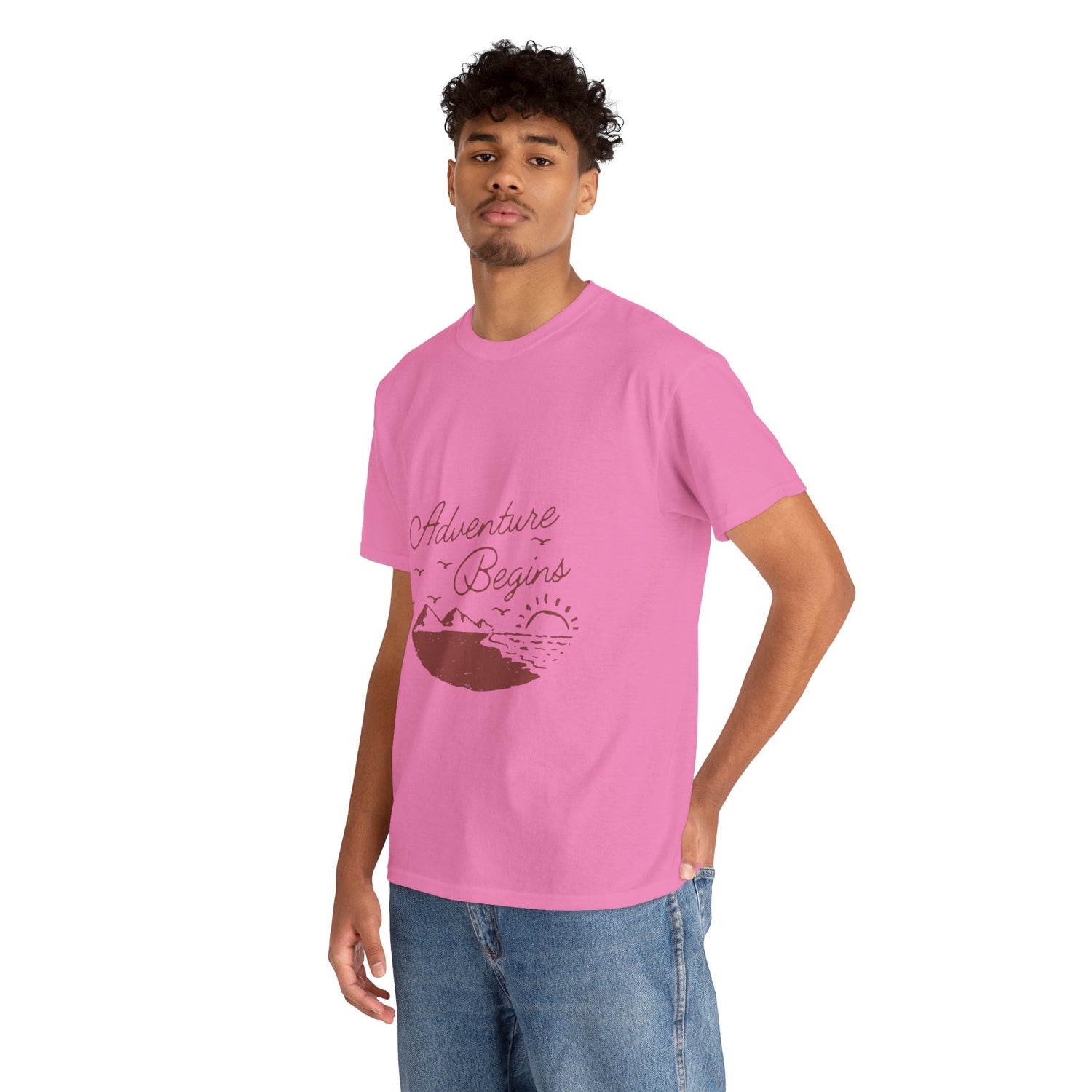 Adventure Begins Unisex Heavy Cotton Tee