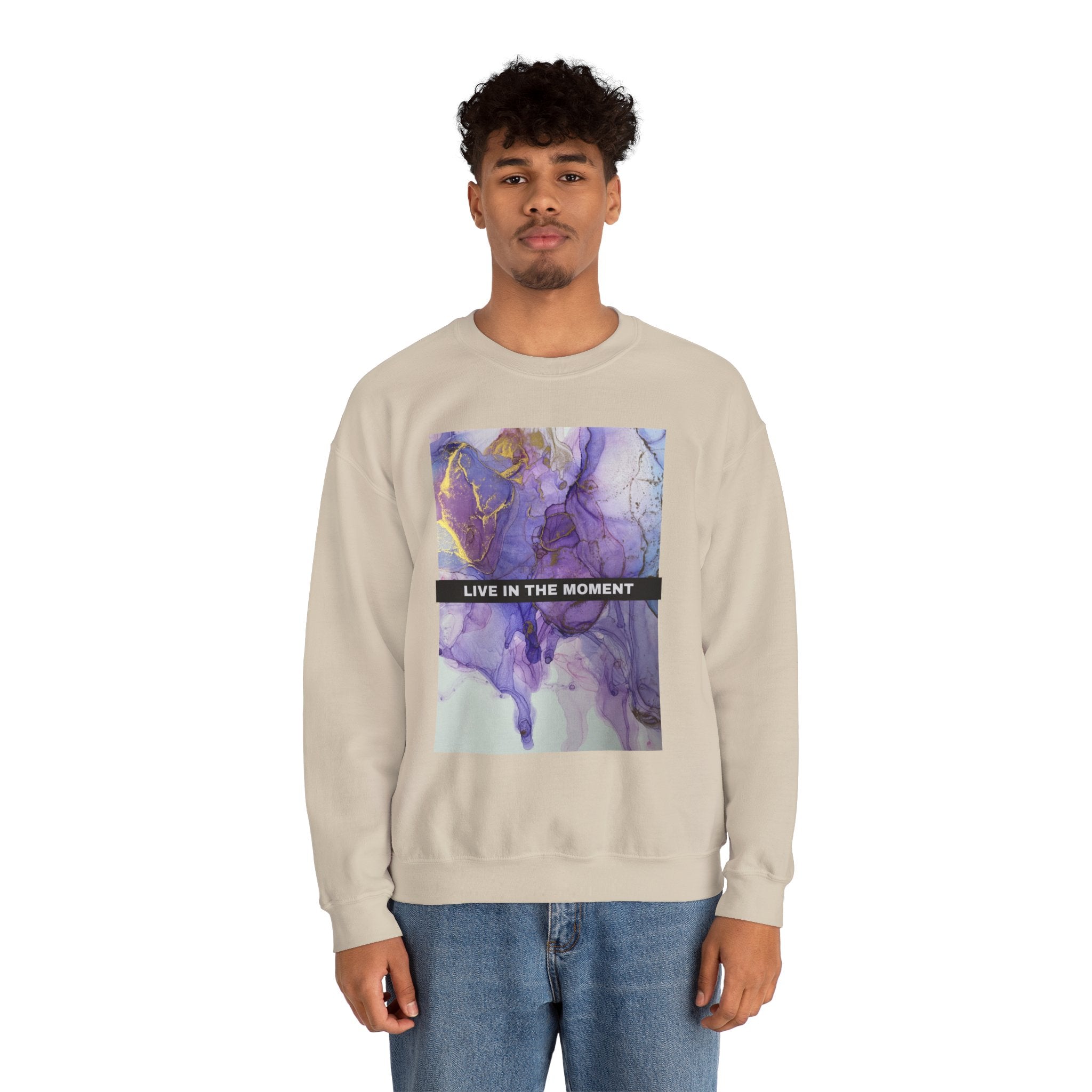 Live in the Moment Unisex Heavy Blend™ Crewneck Sweatshirt